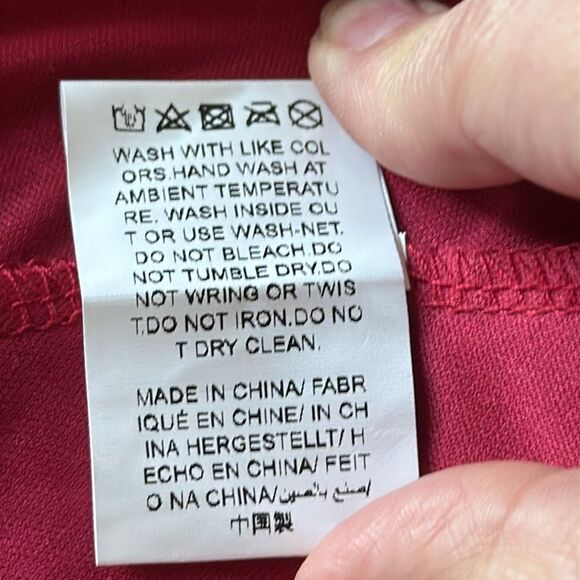 SHEIN Curve Belle Plus Butterfly Sleeve Ruffle Trim Split Thigh Chiffon Size 4XL - Picture 6 of 6